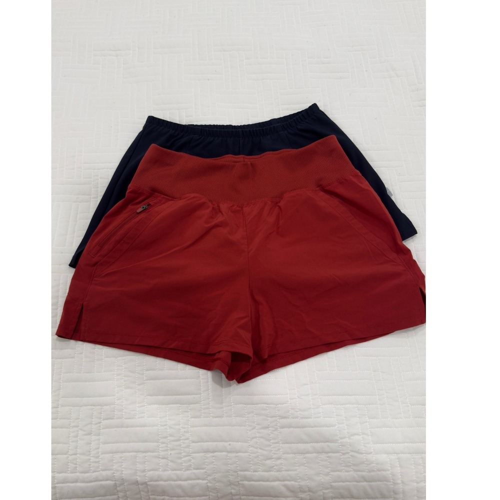 Nike Dri-FIT & All in Motion Women Athletic Shorts Lot‎ Red Navy Blue Size Small